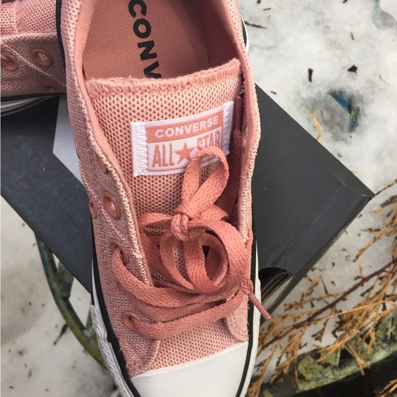 Converse All Star rust / pink ‘ Storm’ kicks low top snickers HP 25 - Picture 4 of 11